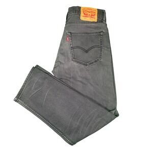 Levi Strauss Co 502 Regular Taper Jeans Mens W31 L30 Dark Gray Denim